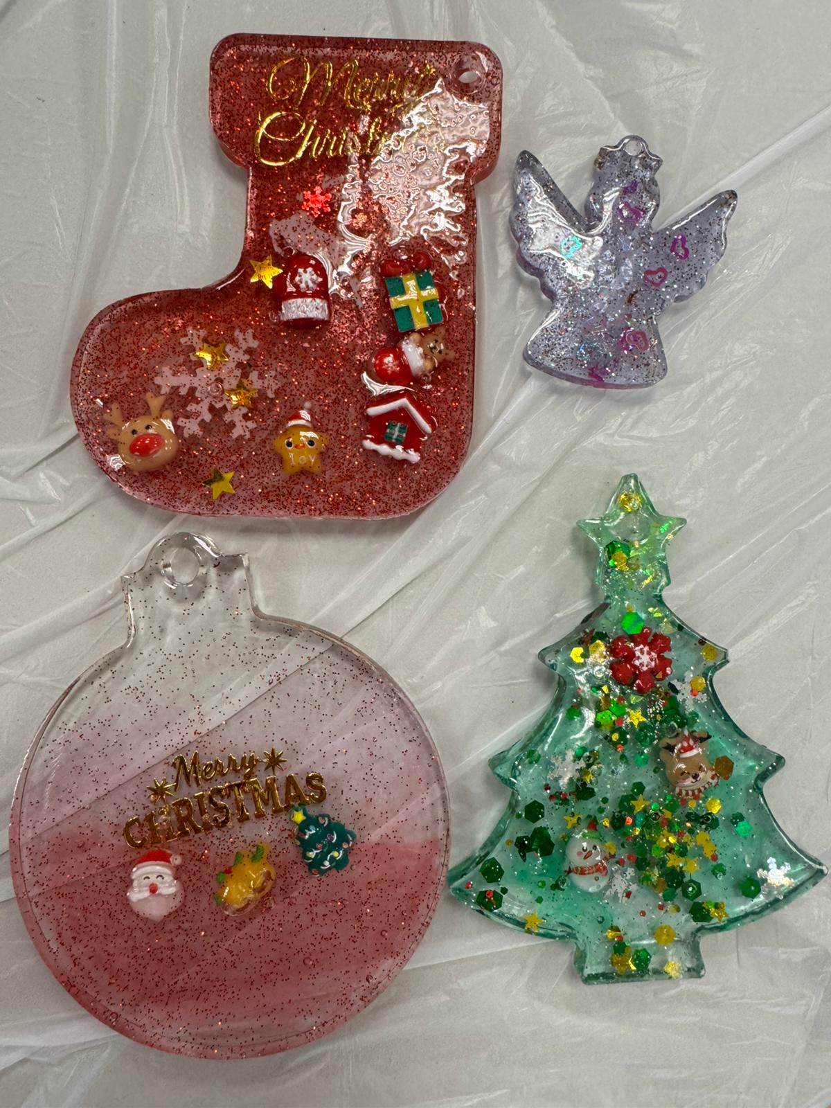 滴膠聖誕掛飾製作班